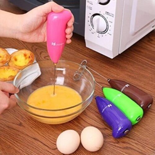 Mini Hand Egg Beater & Coffee Frother | Portable Kitchen Mixer | Cake, Egg & Coffee Mixing Tool