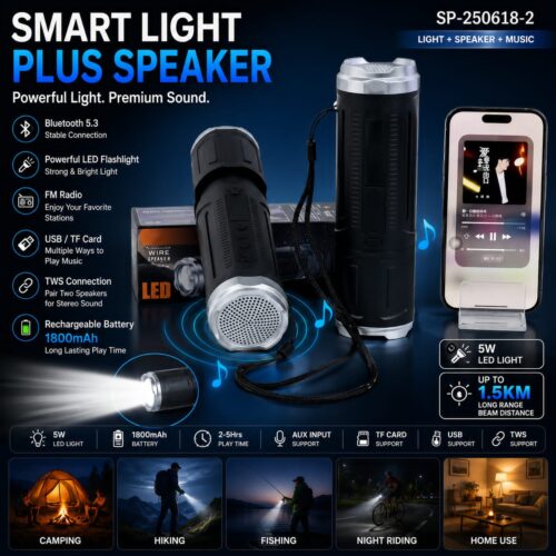 Flashlight SY-322 & Bluetooth Speaker