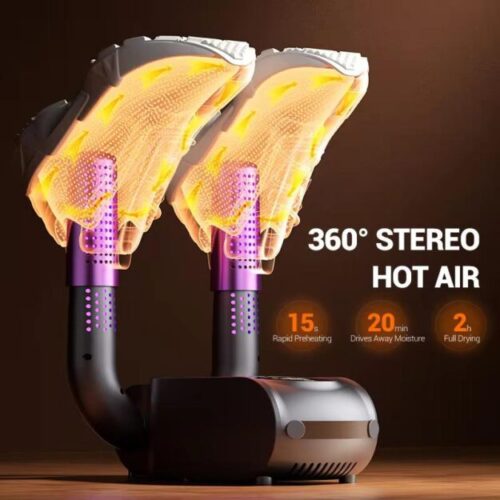 🛍️ 🔥 New Smart Shoe Dryer Multifunctional – 360° Hot Air Quick Dry Machine
