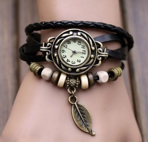 Elegant Premium Ladies Watch - Women's Bracelet Hand Ring Wrist Watch with Adjustable Pin Buckle Fastening - Fashion and Comfortable Design