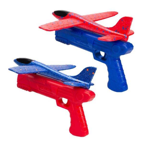 ✈️🎯 Air Battle EVA Foam Glider Airplane Toy – 2 in 1 Hand Throw & Launcher Plane - Image 4