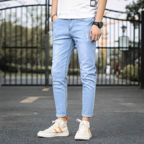 New Smart & Stylish Slim Fit Denim Jeans Pants For Men