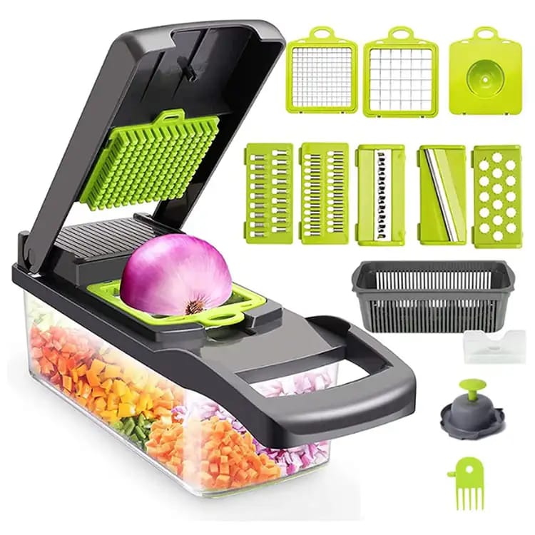 14 in 1 Vegetable Chopper Multi-Function Kitchen Vegetables Cutter