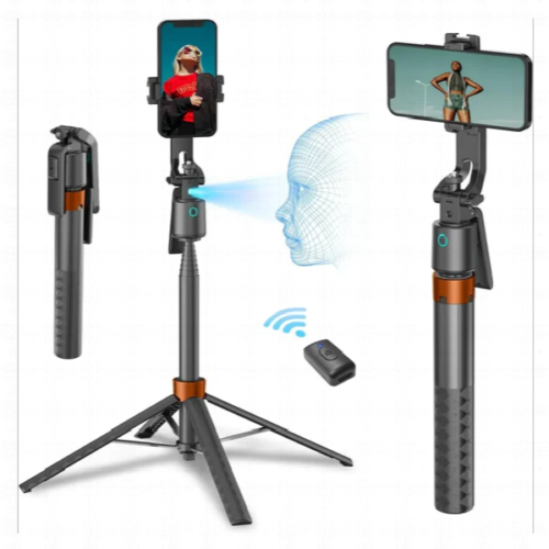 Q13 Selfie Stick Tripod with Wireless Remote & AI Tracking
