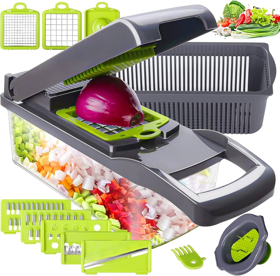 14 in 1 Vegetable Chopper Multi-Function Kitchen Vegetables Cutter - Image 3