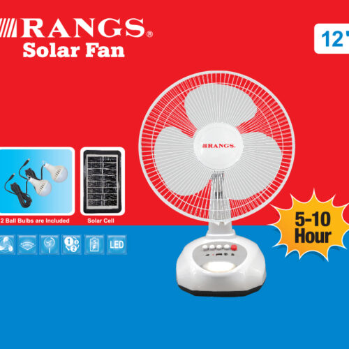 Solar Rechargeable Fan