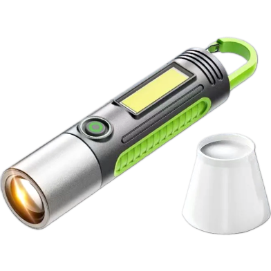 Rechargeable Zoomable LED Camping Flashlight