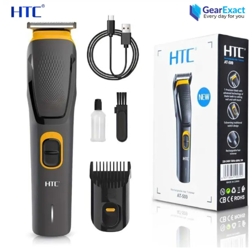 HTC AT-509 Rechargeable Hair and Beard Trimmer for Men