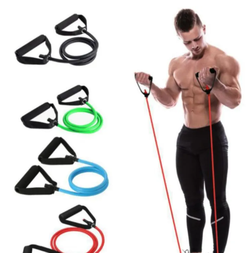 120cm Stretching Band Yoga Pull Rope Elastic Resistance Bands Practical Training Rubber Tensile Expander