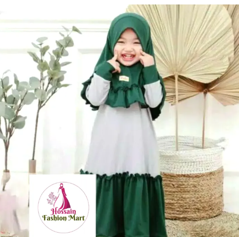 Baby burqa for kids in multi color and multi design burqa made of imported dubai cherry fabric (customized color and size possible).