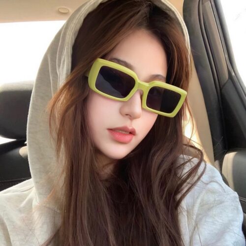 Enacolor Square Fashion Sunglasses For Women