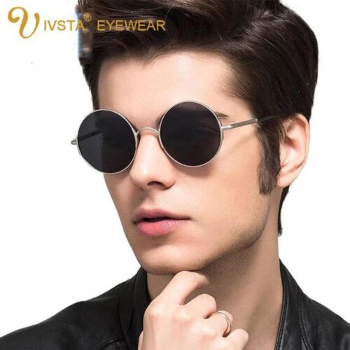 Vintage Inspired metal Round Circle Sunglass
