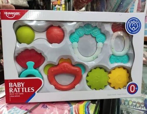 Baby Rattle Set – 1 Box Colorful Toy Collection