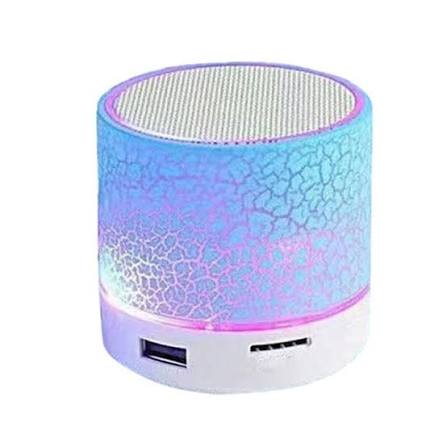 Wireless Mini Speaker with 7-Color LED Light