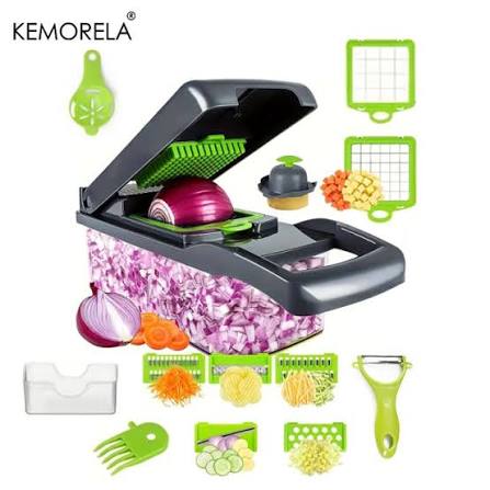 14 in 1 Vegetable Chopper Multi-Function Kitchen Vegetables Cutter - Image 2