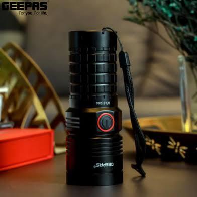 Geepas GFL51044 Rechargeable LED Flashlight And Torch Light With Power Bank - Image 2