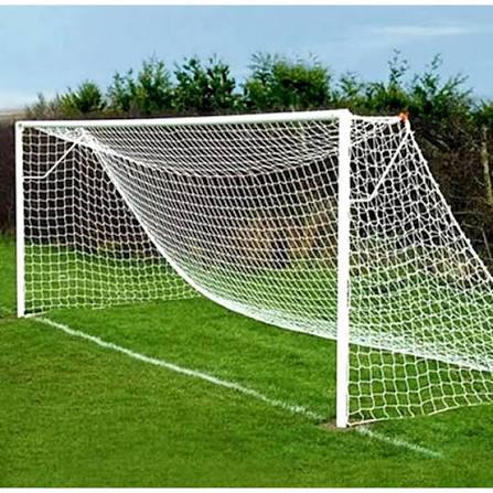 2 Pcs Football Soccer Goal Post Net Set