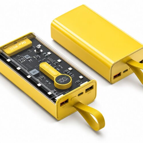 20000mAh Transparent Power Bank – 22.5W Fast Charging