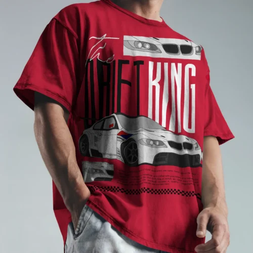 BMW E92 M3 Automotive Graphic Oversized T-Shirt